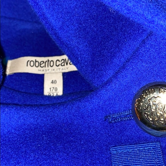 ROBERTO CAVALLI WOOL & CASHMERE COAT - Picture 3 of 13